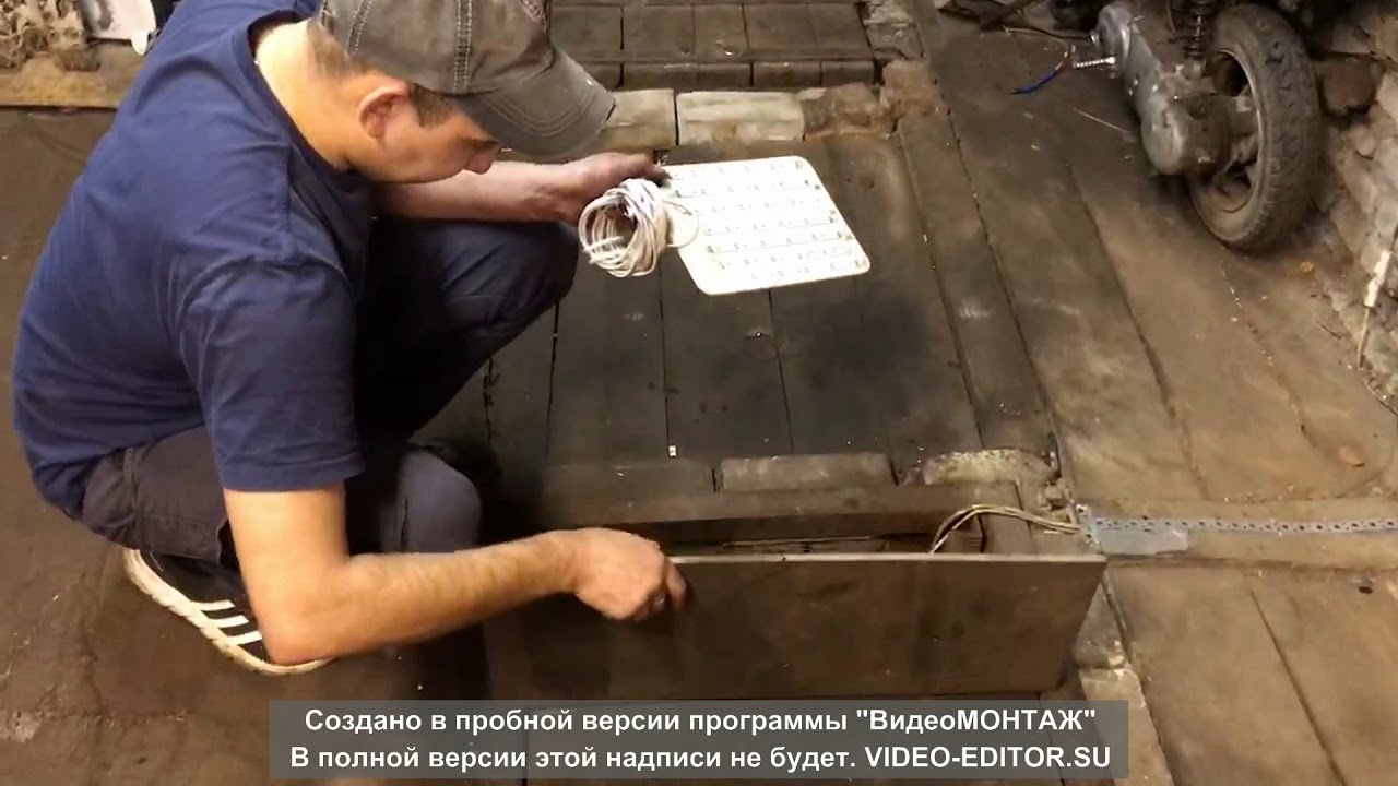 Освещение гаража за копейки - YouTube