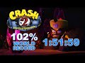 WR Crash Bandicoot 2 NST 102 Speedrun 1 51 59