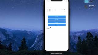 How to make a stopwatch app in Xcode 11, swift 5 | Part 2