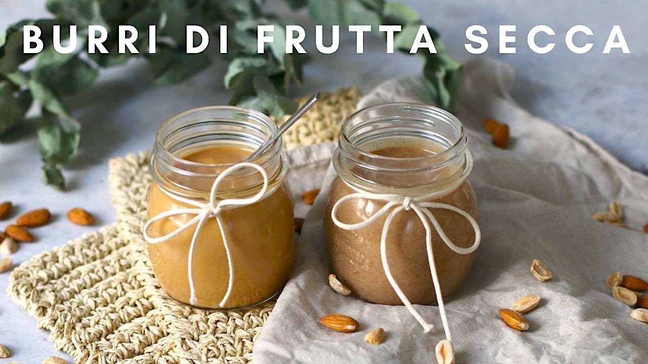 BURRO DI ARACHIDI e di mandorle FATTI IN CASA | Creme spalmabili sane, facili e veloci