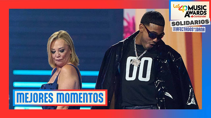 BELÉN ESTEBAN y el PERREO a Myke Towers | LOS40 Music Awards Santander 2024