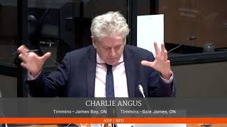 Charlie Angus pushes Liberals to Explain Labour's Role in Sustainable Jobs Legislation