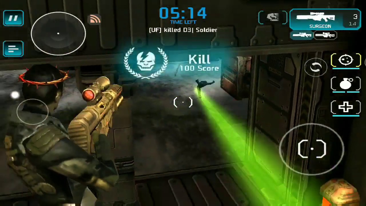 UF Vs D3 Soldier | Shadowgun Deadzone | One Vs One Sniping Series