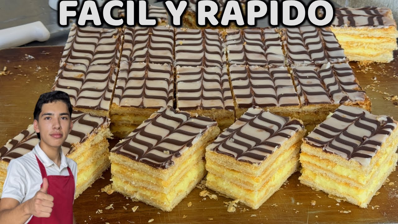 Como hacer MIL HOJAS FACIL Y RAPIDO