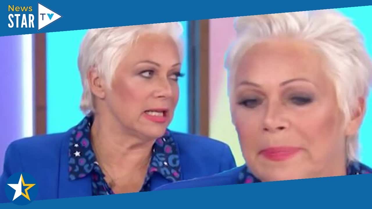 Denise Welch reacts after being told she hogs Loose Women spotlight
