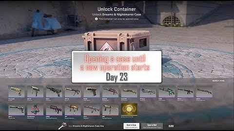 Opening a case until a new CS2 operation starts - Day 23