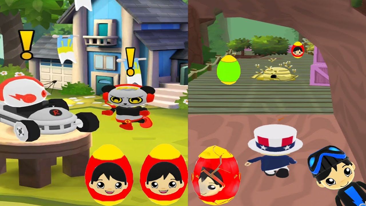 TAG WITH RYAN RICOCHET RYAN WITH UFO VS WASHINGTON DC RYAN WITH SPACE SHIP EGG EDITION