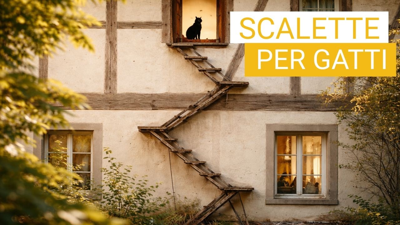 Le strane scalette per gatti di alcuni palazzi europei