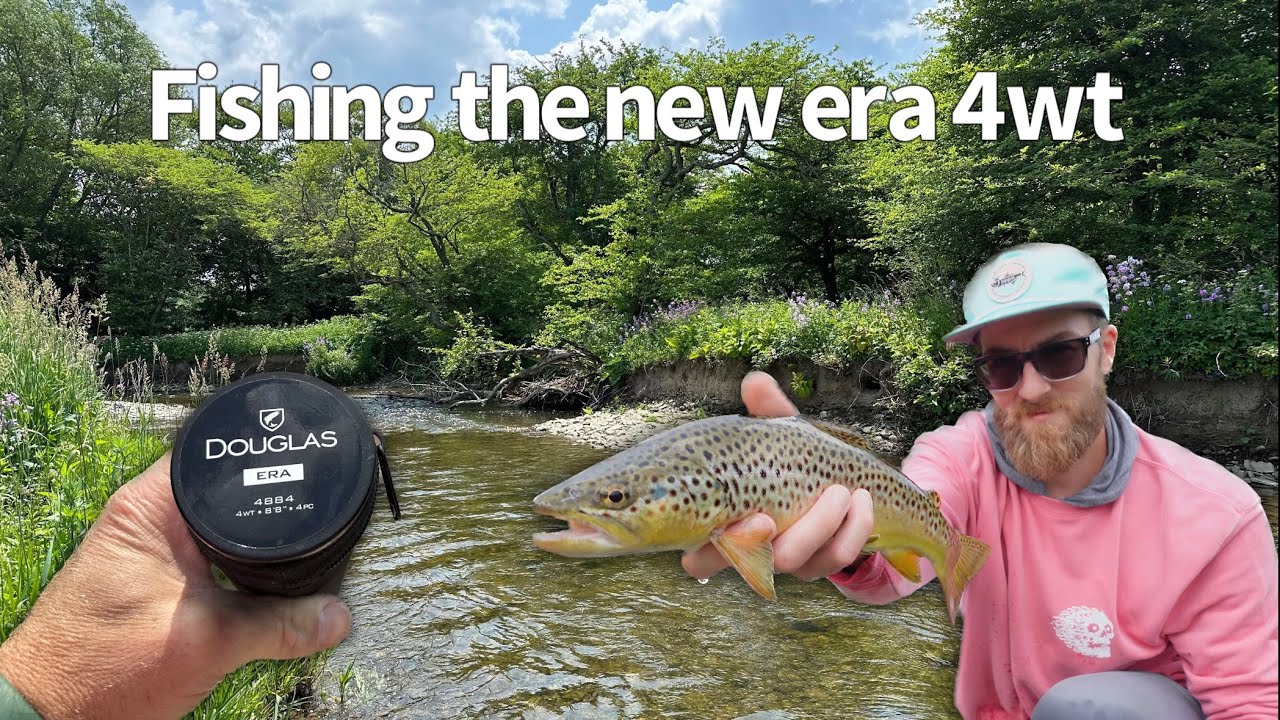 A spring creek, wild trout and the new Douglas Era 4wt fly rod. 