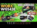 🔥LEICHT ABER STARK?!🧐 Das HANDLICHSTE 20V Akku Laubgebläse von WORX!😱 - Nitro WG543E Power Share