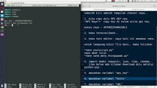 Mengirim Data ke Thingspeak menggunakan HTTP POST di Python