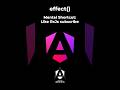 Angular's effect(): Mental Shortcut: Like RxJs' subscribe #angular #coding #programming