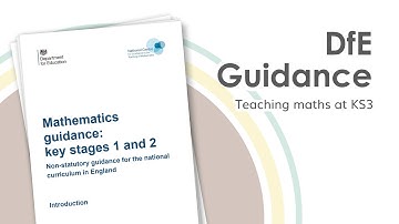 NCETM Secondary KS3 Guidance