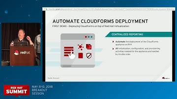Automating your Red Hat Virtualization environment with Red Hat CloudForms and Red Hat Ansible