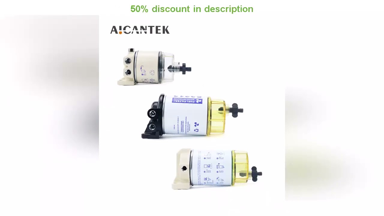 Latest Products You Must Know! Fuel Filter Water Separator Assembly Outboard S3213 S3227 R12T For