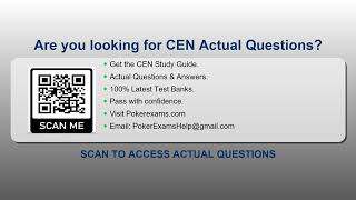 CEN Exam Test Prep Flashcards Online 2026 | Certified Emergency Nurse Study Review