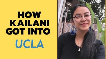 How Kailani Got Into UCLA (Cognitive Sciences Major)