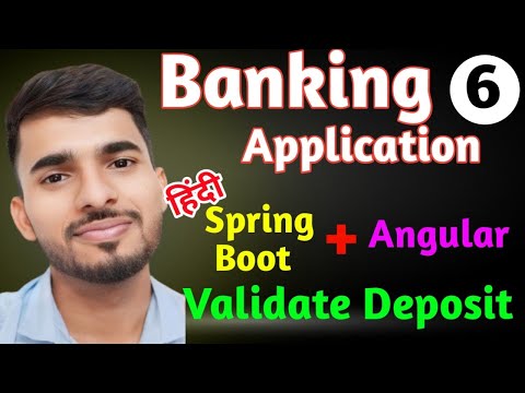 Banking application using Angular | Full Stack Project using spring boot + Angular 👉6