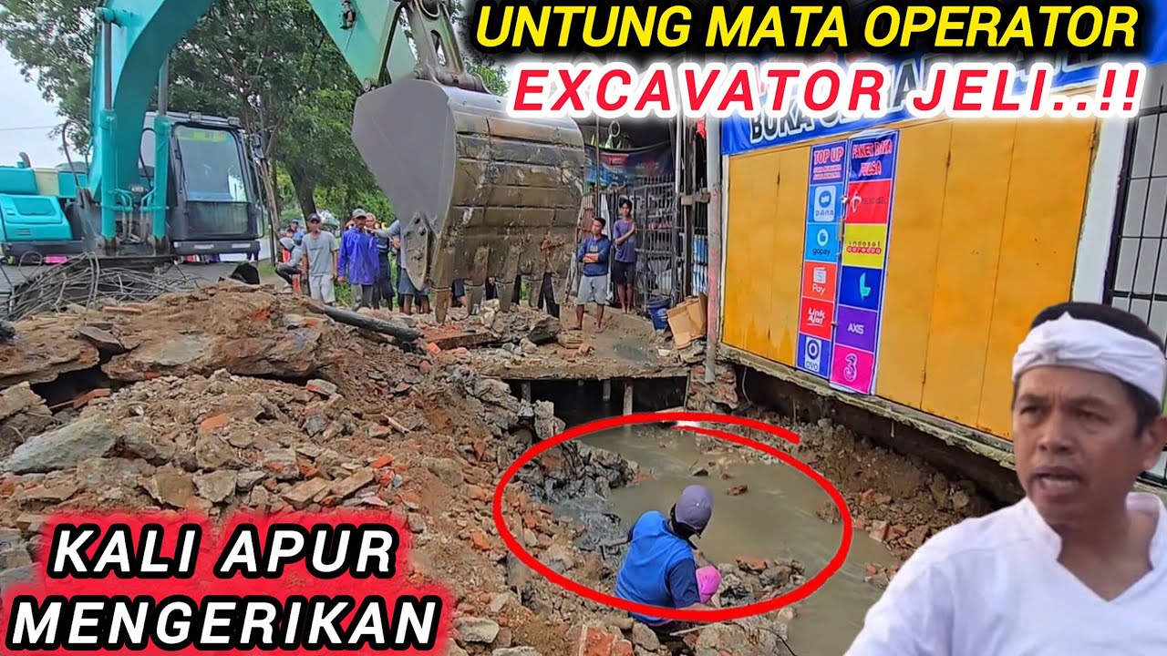 ASTAGFIRULLAH RAYAP BESI HAMPIR SAJA DI CIDUK BUCHET EXCAVATOR AKSI SUPER NEKAT DI KALI APUR❗️