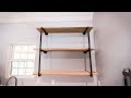 Shed to House Pipe Shelves - Easy DIY Project