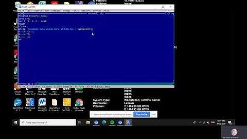 MENGHITUNG KONVERSI SUHU DI PASCAL