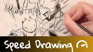 Link's Epic Finale: Drawing the Drummer of Four Swords