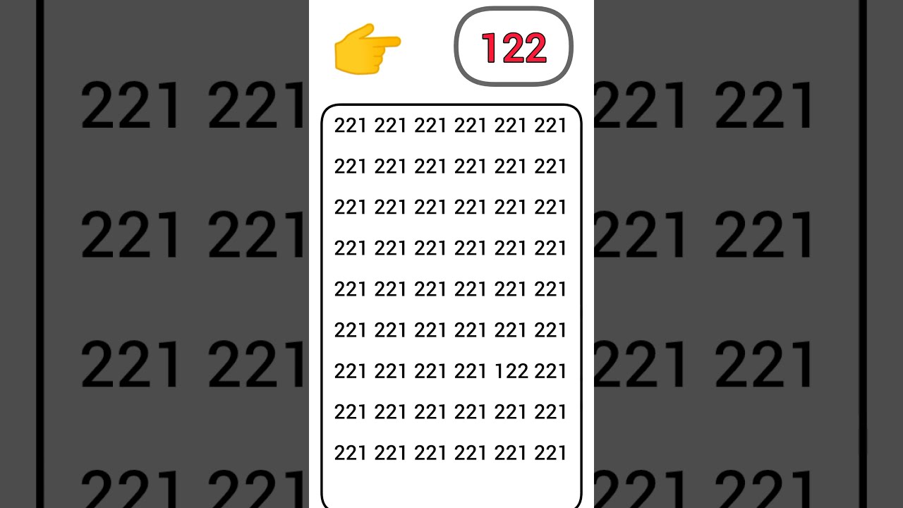 Are You Genius Try This Focus Test 222