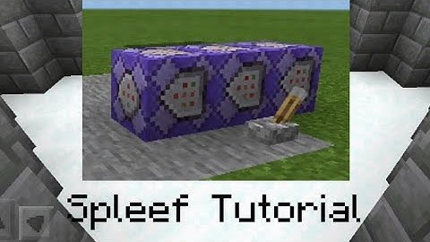 Spleef Tutorial | Minecraft Bedrock Commands