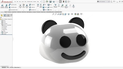SolidWorks Tutorial | Model Panda in SolidWorks