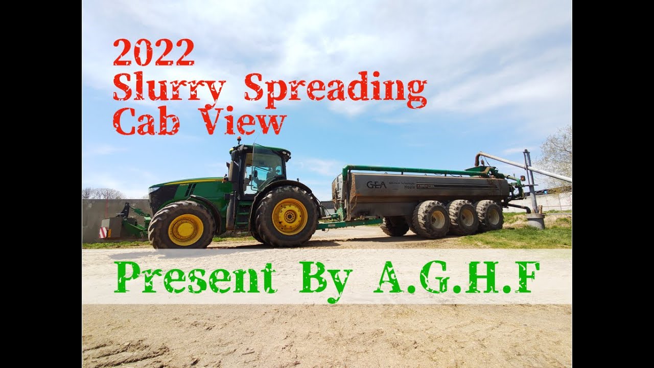 2k22 春のスラリー撒いてみた【JohnDeere7290R】