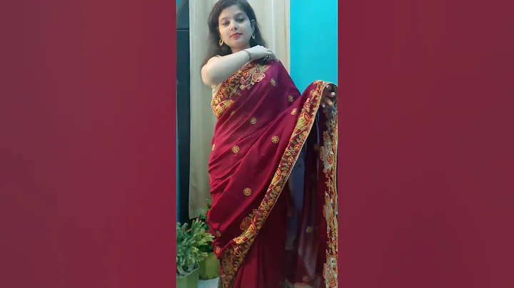 Saree I got from Flipkart Vs Meesho#shorts #youtubeshorts #haul #trending #salonithefashiongirl