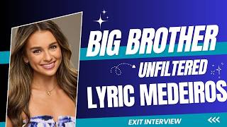 Big Brother Unfiltered Medeiros Interview