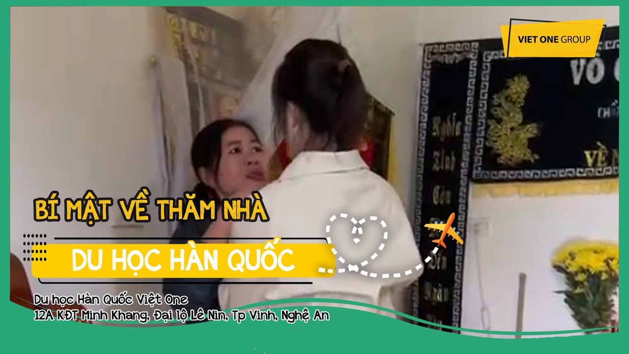 Du học sinh Hàn Quốc Bí mật về thăm nhà - Du học Việt One - youtube
