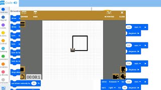 How to draw a square in VEXcode Vr