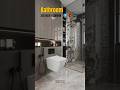 Modern Bathroom 3D Design | Realistic Render | 3ds Max + Corona Renderer #shorts
