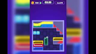 Sand Blocks Drop Puzzle Level 18 Walkthrough Solution