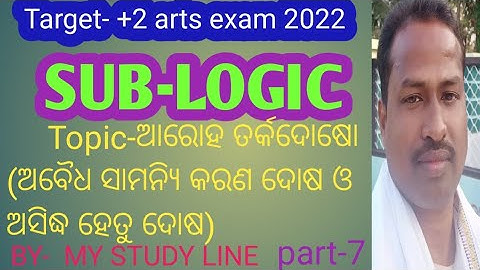 fallacy of illicit Generalization || My study line | inductive fallacies | +2 2nd year LOGIC