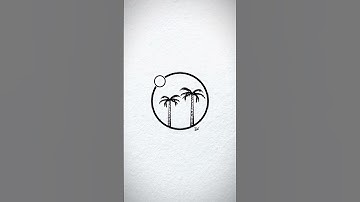 Palm Tree Drawing Ideas