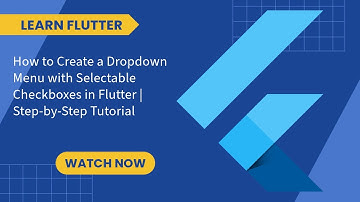 How to Create a Dropdown Menu with Selectable Checkboxes in Flutter | Step-by-Step Tutorial