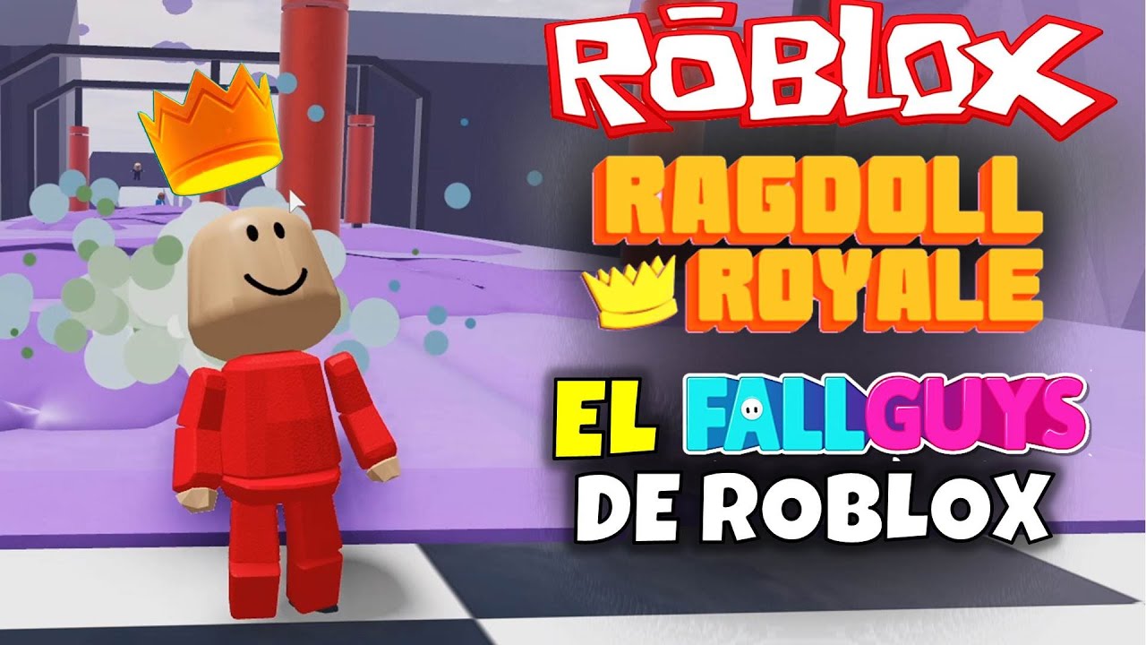 El Fall Guys De Roblox Roblox Ragdoll Royale Competencia De Obstaculos Youtube - roblox escape de jason en el campamento de viernes 13