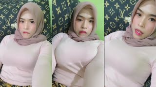 Rekomendasi style hijab ketat semangka big mantap