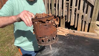 Rust In Cotton Fire Roll And Improvised Fire Making