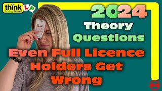 Theory Test Questions on ‘Signs’ that even some FULL Licence Holders will get wrong!