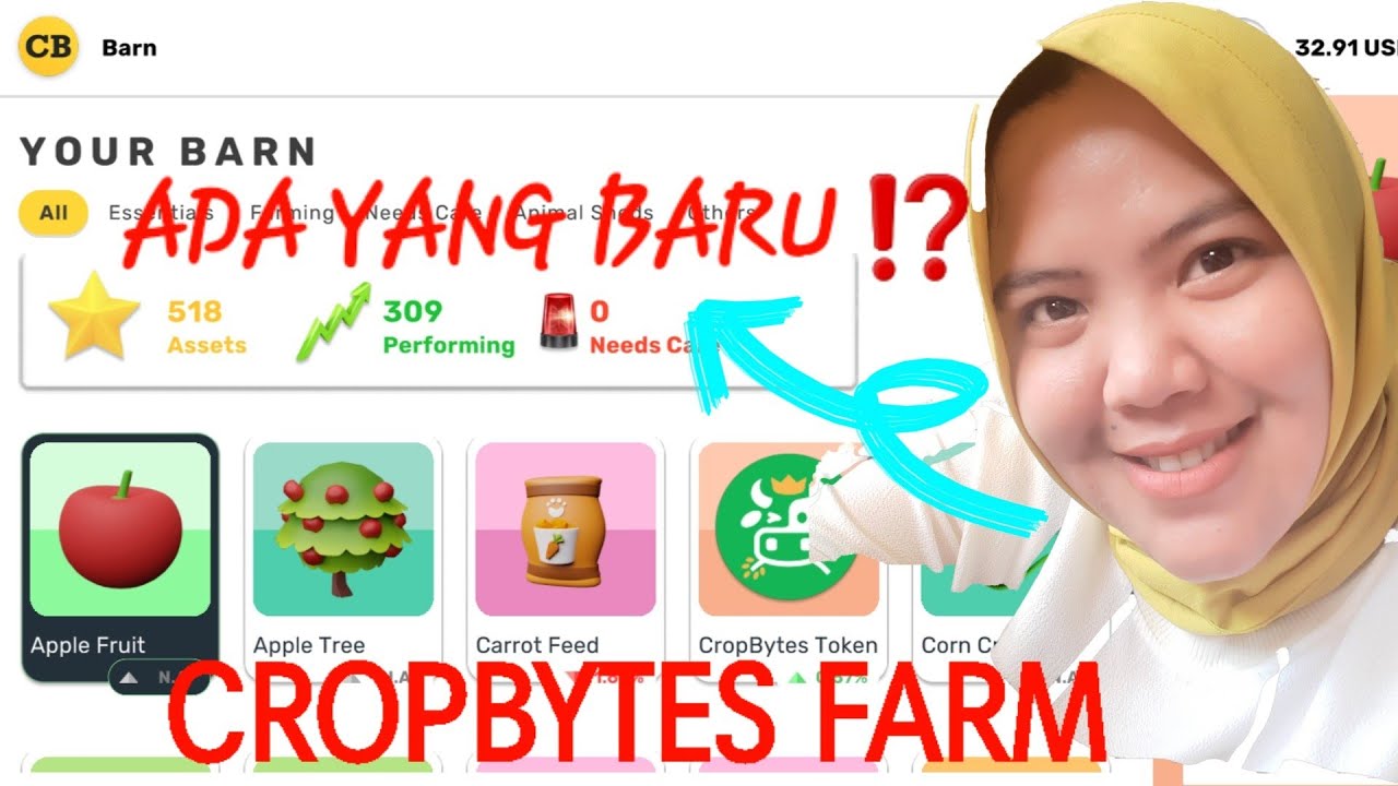 Ada yang baru nih ! cara main cropbytes farm  