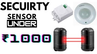 Security System Using Sensors: Beam Sensor, PIR, Micro-wave, Laser and Magnetic Sensor