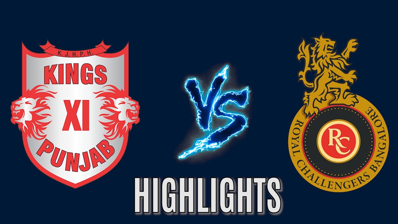 KXIP VS RCB HIGHLIGHTS, 31ST MATCH IPL 2020 - YouTube