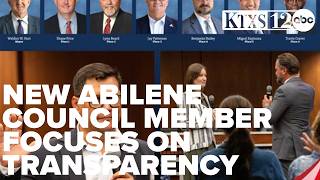 New Abilene council member focuses on transparency, housing