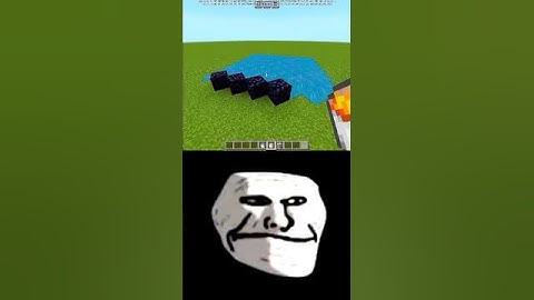 minecraft logic with (troll face mene) #shorts #viral #minecraft