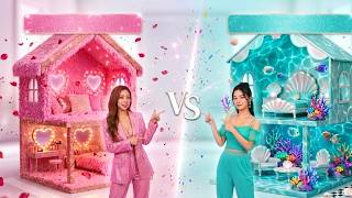 NOWE WYZWANIE METAMORFOZY POKOJU 123 GO! SCHOOL || Rumi VS Syrena 🐚 Kto ma najlepszy pokój?