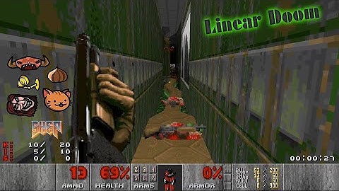 Linear Doom by Dexiaz - Classic Doom 1 but each map is condensed into a narrow hallway + guests